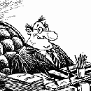 Чиновник. Фрагмент карикатуры с сайта CARICATURA.RU