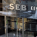 Здание SEB  в центре Таллинна. Фото : Тоомас Хуйк с сайта : postimees.ee .