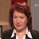 Заведующая отделом женских исследований Института открытого общества Эстонии Хельве Касе. Фото : ETV24.EE .