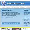 Фрагмент скриншота сайта politsei.ee .